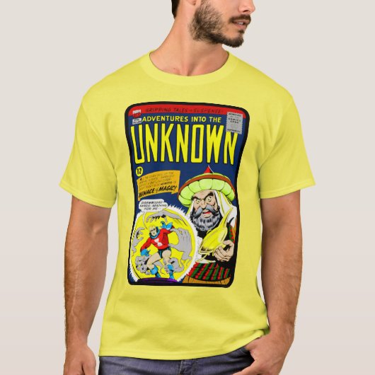 'Abenteuer ins UNBEKANNTE' T-Shirt (Vorderseite)