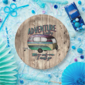 Abenteuer ist anrufen, und ich muss Minze Lila Cam Pappteller (Party)