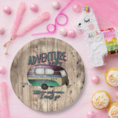 Abenteuer ist anrufen, und ich muss Minze Lila Cam Pappteller (Party)