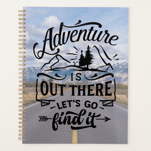 Abenteuer ist da draußen! Lass uns ihn suchen gehe Planer (Vorderseite)