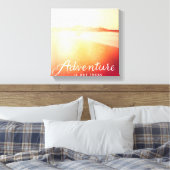 Abenteuer ist da draußen leinwanddruck (Insitu (Schlafzimmer))