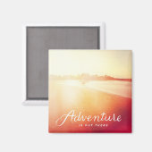 Abenteuer ist da draußen magnet (Vorderseite/Rückseite)