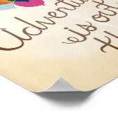 Abenteuer ist da draußen poster (Ecke)