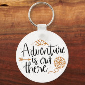 Abenteuer ist da draußen Schlüsselanhänger (Vorderseite)
