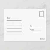 Abenteuer ist da - nach Norden Michigan Postkarte (Rückseite)