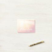 Abenteuer ist dort draussen post-it klebezettel (Auf Schreibtisch)