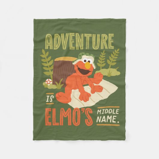 Abenteuer ist Elmos Name Fleecedecke (Vorderseite)