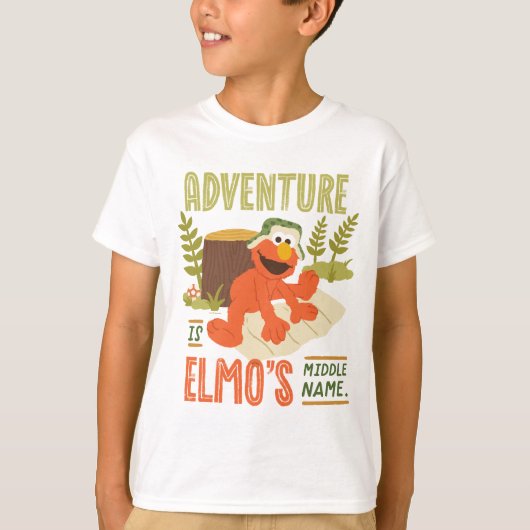 Abenteuer ist Elmos Name T-Shirt (Vorderseite)