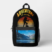 Abenteuer ist mein Leben Bedruckter Rucksack (Vorderseite)