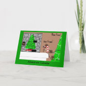 Abenteuer-Kalender Feiertagskarte (Vorderseite)