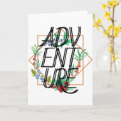 Abenteuer Karte (Gelbe Blume)