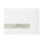 Abenteuer-Karten-Verpackung um Rundum-Adressaufkleber (Vorderseite)