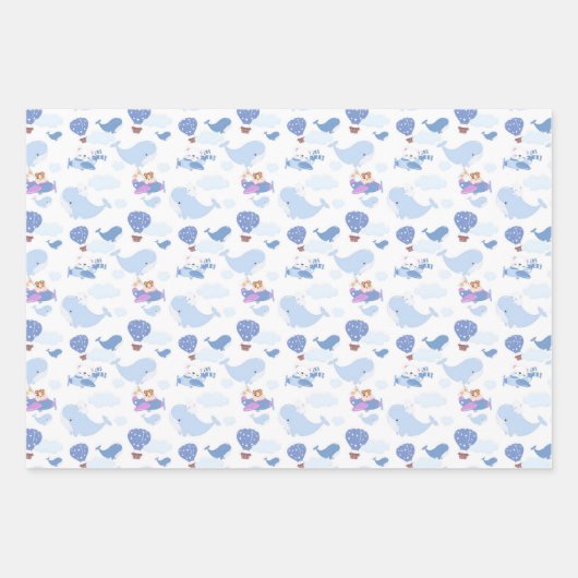 Abenteuer-Kinderwal Geschenkpapier Set (Vorderseite 3)