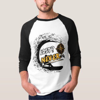 Abenteuer Langarm T-Shirt 'Never Lost'