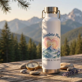Abenteuer-Mama - Beste Reiseführerin der Welt Flas Trinkflasche