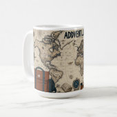 Abenteuer : Minimalistische Reise-Inspiriert Tasse (Vorderseite Links)