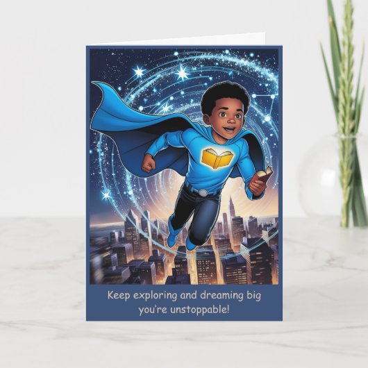 Abenteuer mit der Affirmation Card Feiertagskarte (Vorderseite)