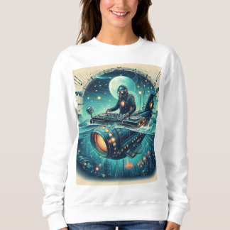 Abenteuer mit DJ Piloten ein Steampunk U-Boot! Sweatshirt