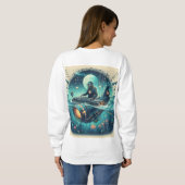 Abenteuer mit DJ Piloten ein Steampunk U-Boot! Sweatshirt (Schwarz voll)
