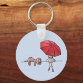 Abenteuer mit Hund Schlüsselanhänger (Rückseite)