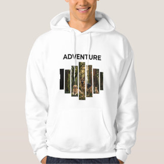 Abenteuer mit Hunden Wald Outdoor T-Shirt Hoodie