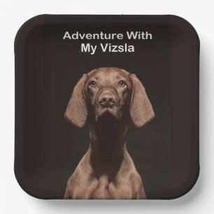 Abenteuer mit meinem Vizsla Pappteller