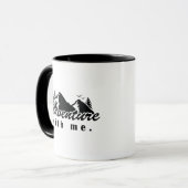 Abenteuer mit mir tasse (Vorderseite Links)