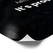 Abenteuer-Motivationsaussage Poster (Ecke)