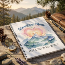 Abenteuer-Mutter-Wasserfarbe-Berg-Tagebuch