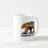 Abenteuer nennt Camping Bär Kaffeetasse (VorderseiteRechts)