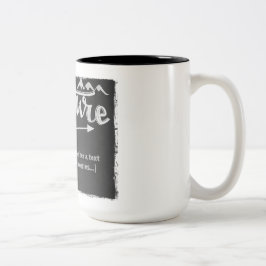 Abenteuer nennt Tasse