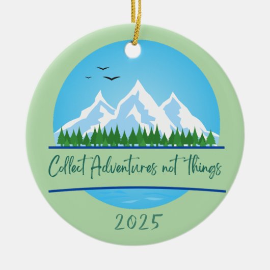 Abenteuer nicht Dinge Weihnachten Ornament (Vorne)