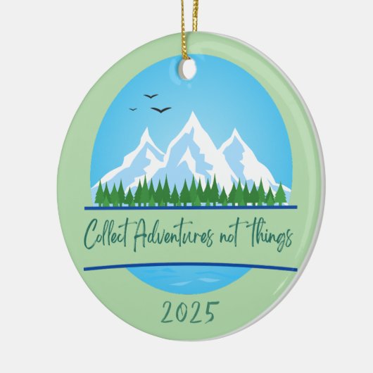 Abenteuer nicht Dinge Weihnachten Ornament (Links)