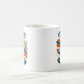 Abenteuer nimmt Flug Retro Air Reisen Kaffeetasse (Mittel)