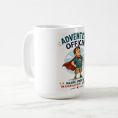 Abenteuer-Offizier Kaffeetasse (Vorderseite Links)