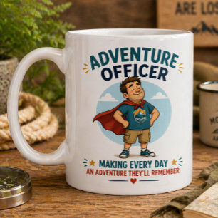 Abenteuer-Offizier Kaffeetasse