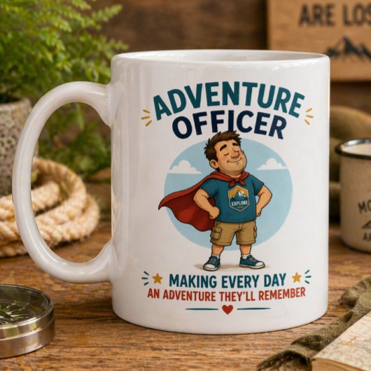 Abenteuer-Offizier Kaffeetasse