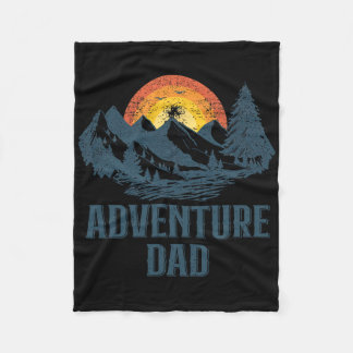 Abenteuer Papa Wandern Vater Fleecedecke