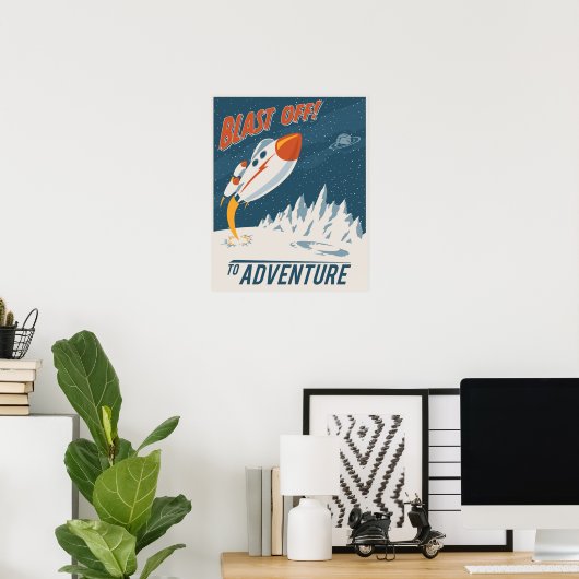 Abenteuer Poster (Heimbüro)