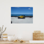 Abenteuer-Poster am Strand von Hawaii Poster (Küche)