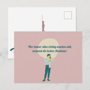 Abenteuer Postkarte