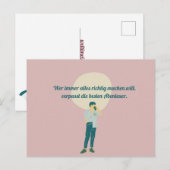Abenteuer Postkarte (Vorne/Hinten)
