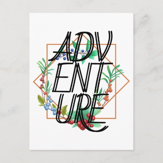 Abenteuer Postkarte (Vorderseite)
