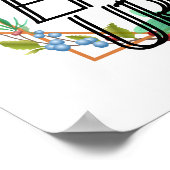 Abenteuer Postkarte Poster (Ecke)