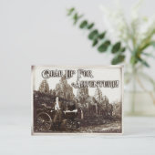 Abenteuer-Postkarte Postkarte (Stehend Vorderseite)