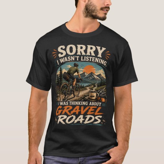 Abenteuer Radfahren T-Shirt (Vorderseite)