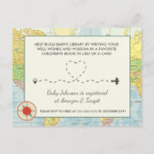 Abenteuer | Reise- | Einladungspostkarte Postkarte (Rückseite)