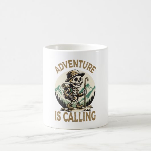 Abenteuer ruft kaffeetasse (Mittel)