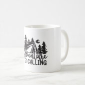 Abenteuer ruft kaffeetasse (VorderseiteRechts)