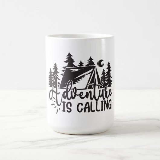 Abenteuer ruft kaffeetasse (Mittel)